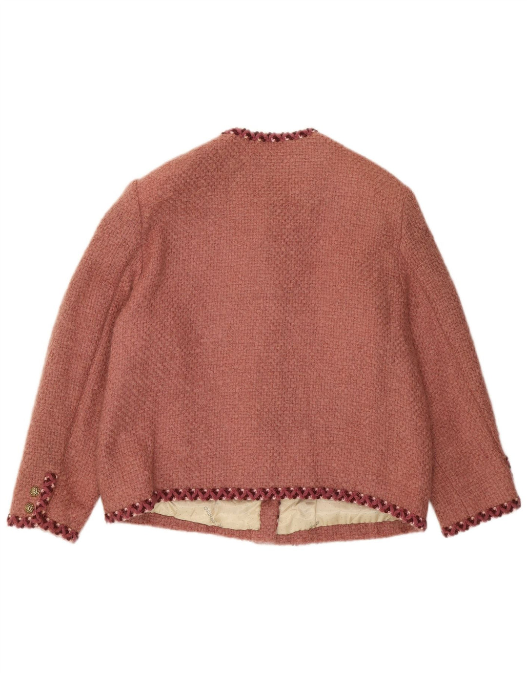 Vintage damska marynarka zapinana na 5 guzików UK 14, średnia czerwień