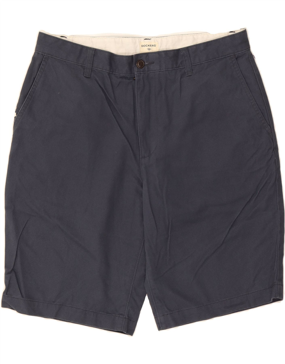 DOCKERS Mens Chino Shorts W33 Medium  Navy Blue Cotton Vintage Dockers and Second-Hand Dockers from Messina Hembry 