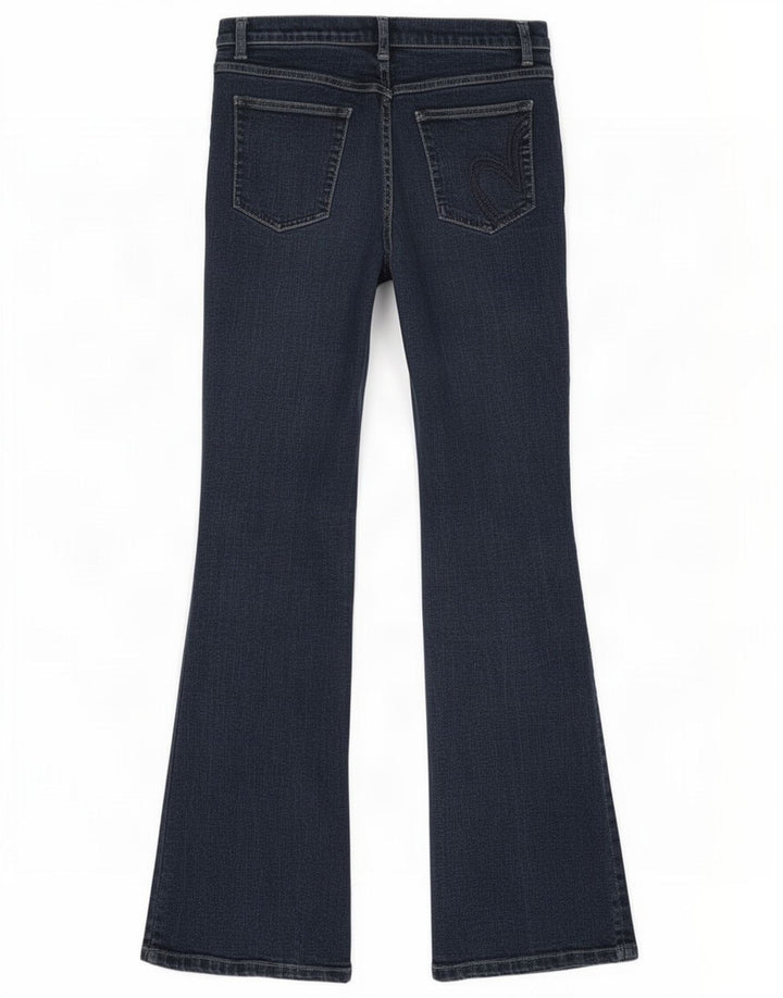 Jeansy Marks & Spencer Damskie Per Una Bootcut UK 12 Medium W30 L32 Granatowe