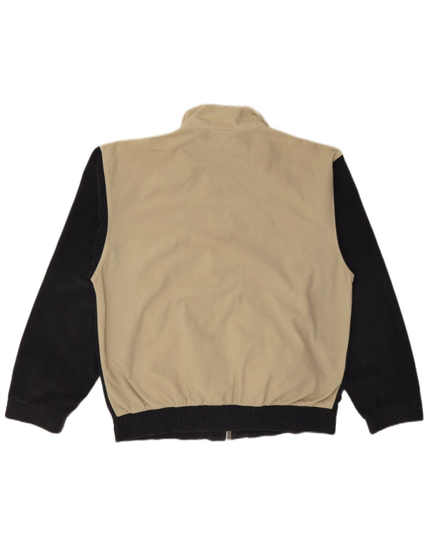 Męska kurtka dresowa KAPPA, duża, w kolorze złamanej bieli