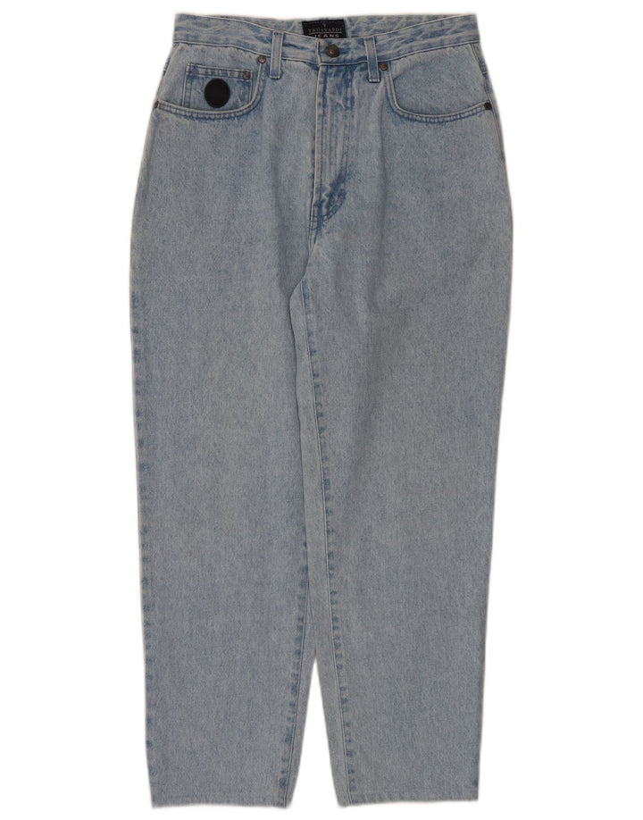 Dżinsy TRUSSARDI Damskie 120 Zwężane IT 47 Duże W33 L27 Niebieskie Bawełniane