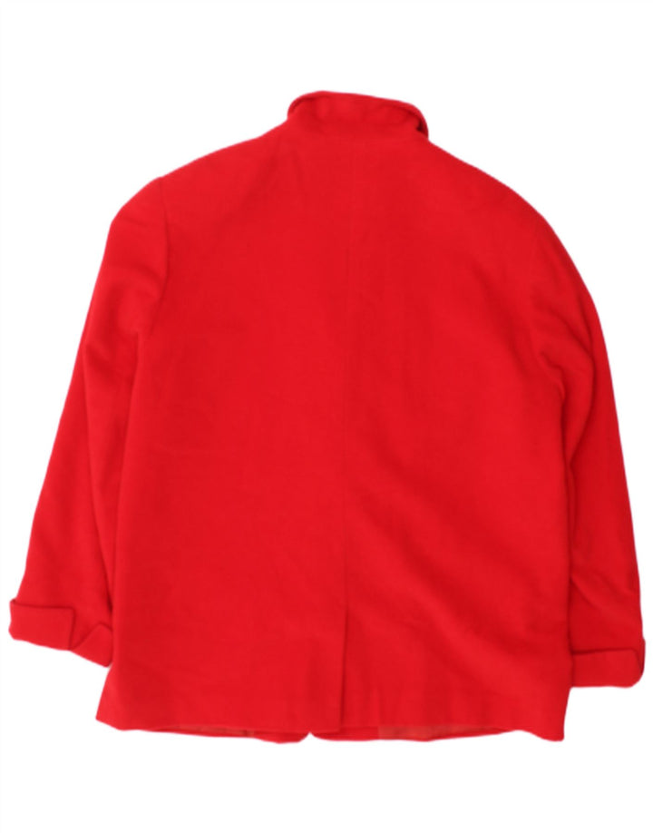 Bogner Damska marynarka zapinana na 4 guziki UK 18 XL, czerwona