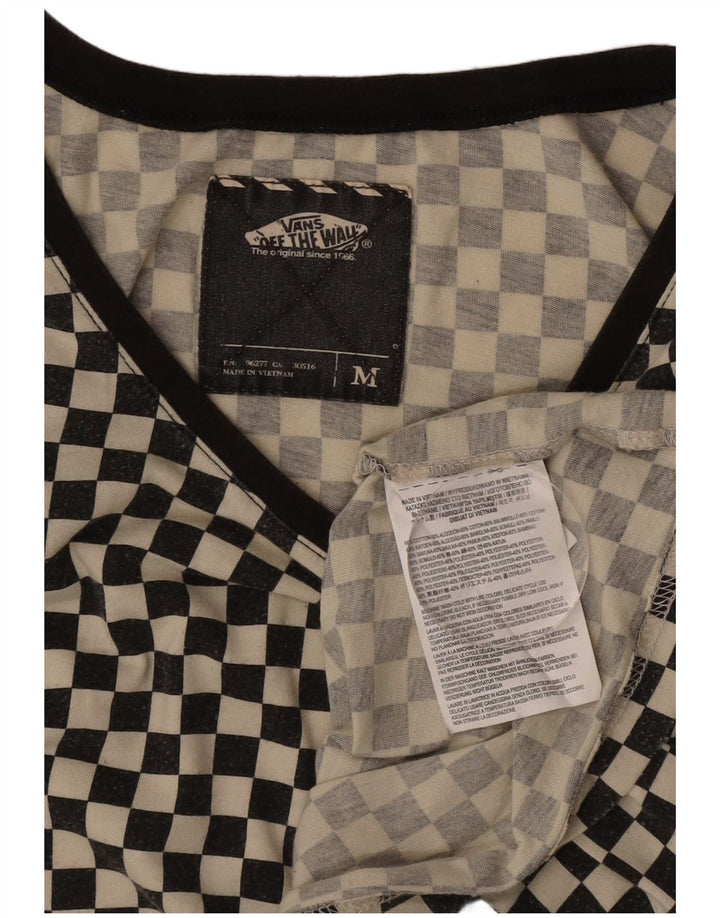 Męska kamizelka Vans, średnia czarna, z geometrycznej bawełny