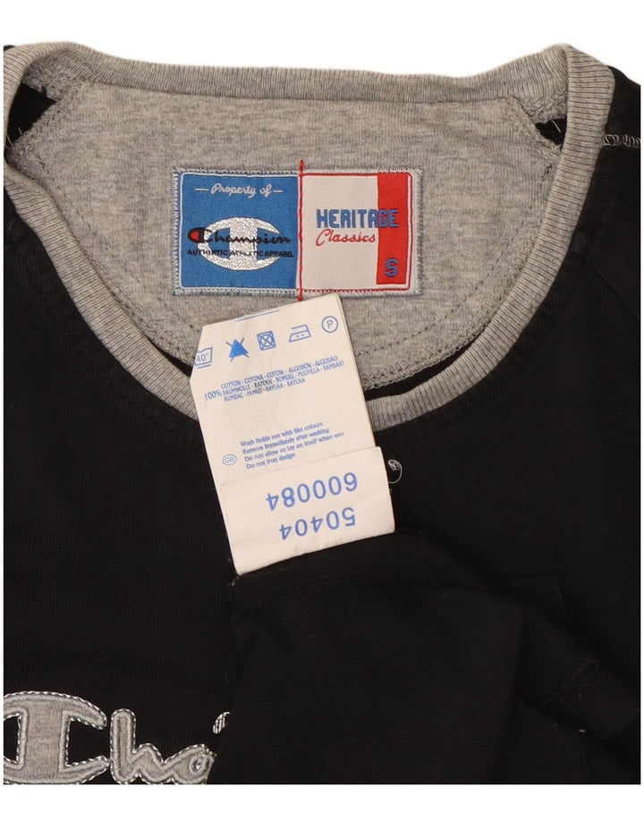 Koszulka damska Champion Womens Heritage Classics Graphic Top UK 10 Small Black