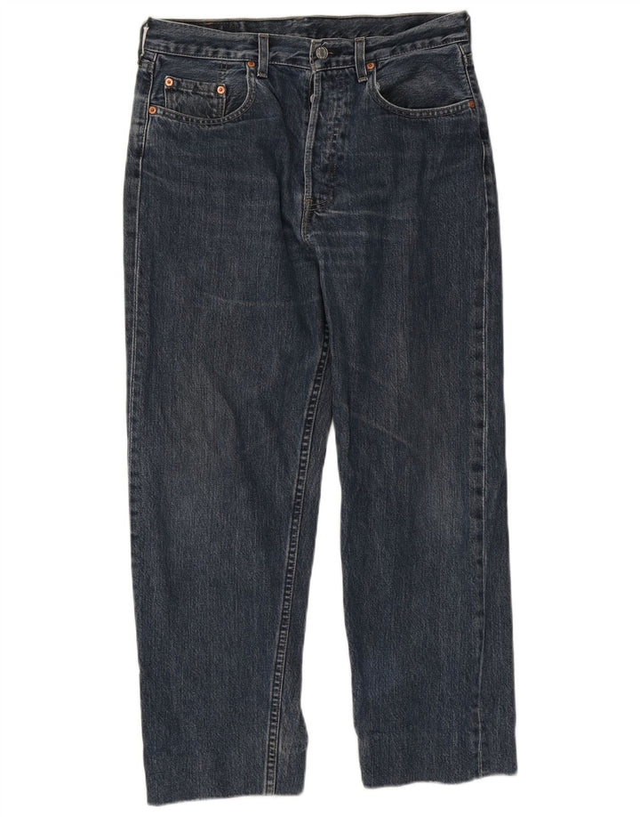 Męskie proste dżinsy Levi's W32 L26 Niebieskie bawełniane