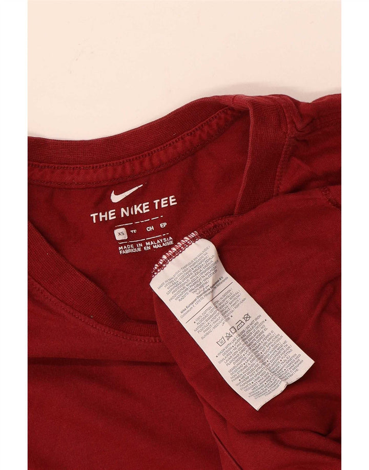 T-shirt męski Nike Top XS, czerwony, bawełniany
