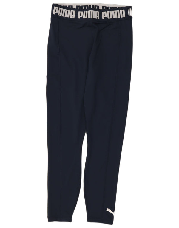 Damskie legginsy Puma Graphic UK 10, małe, granatowe
