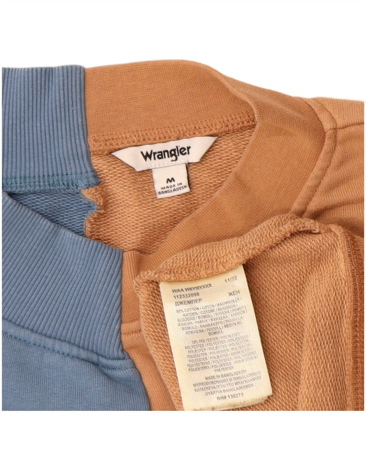 Męska bluza z grafiką Wrangler, bawełniana, w kolorze średniego błękitu