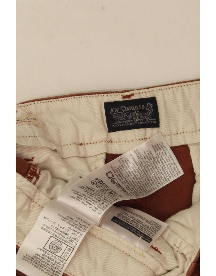 Męskie spodenki chino Levi's W29 Średni brąz, bawełna
