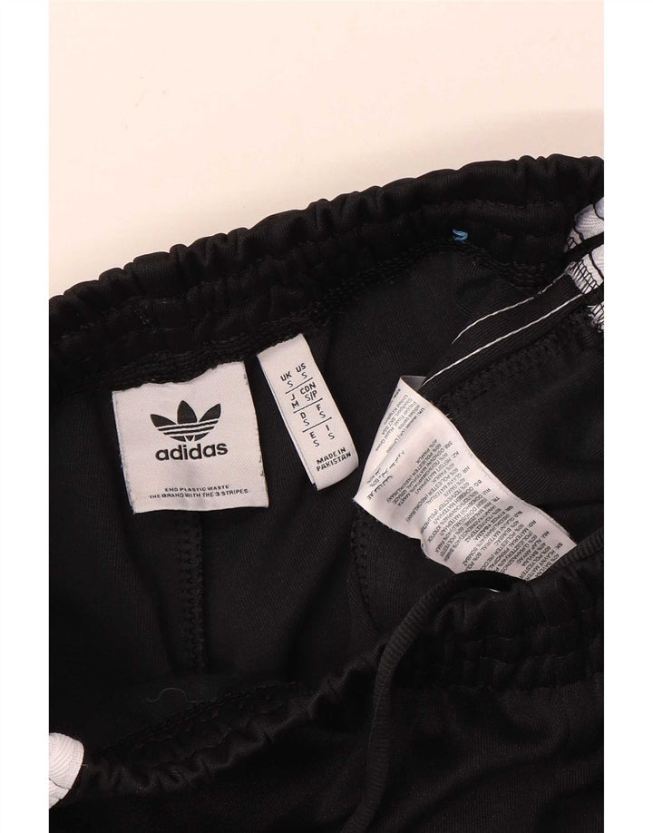Męskie spodnie dresowe Adidas, małe, czarne, poliestrowe