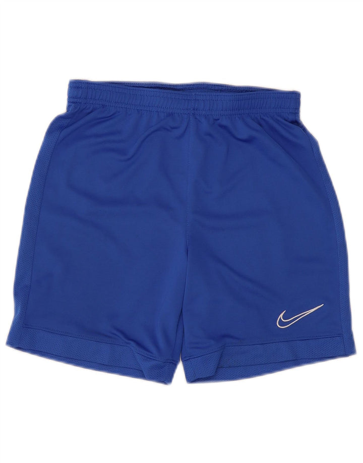 Chłopięce spodenki sportowe Nike Dri Fit 10-11 lat, średni niebieski poliester