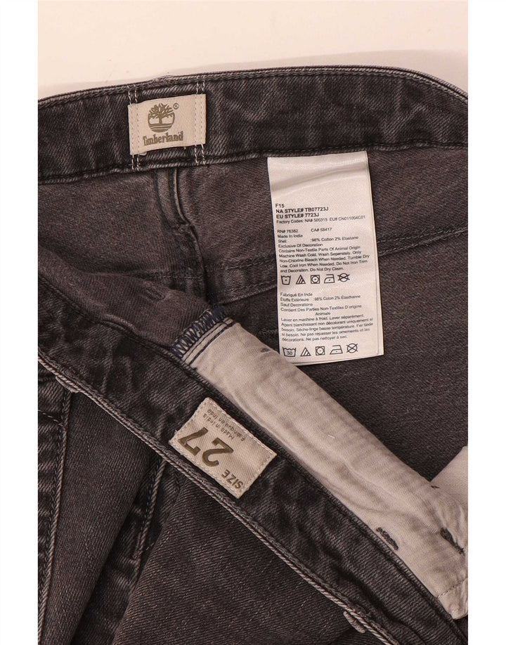 Damskie jeansy Timberland Slim W27 L27 Szara bawełna
