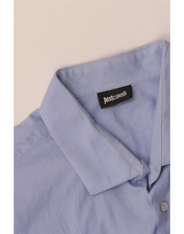 Koszula męska Just Cavalli rozmiar 45 17 3/4 XL niebieska