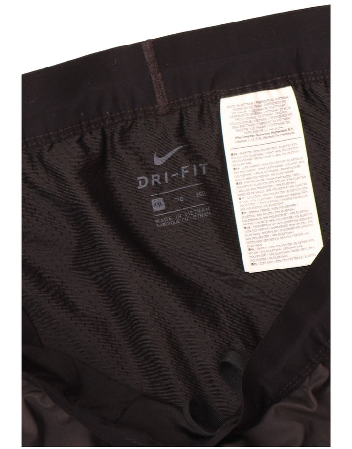 Damskie spodenki sportowe Nike Dri Fit UK 20 2XL Szary poliester