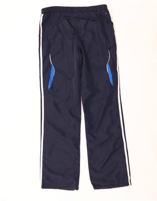 Chłopięce spodnie dresowe Adidas Climacool 13-14 lat, granatowe, z blokami kolorów
