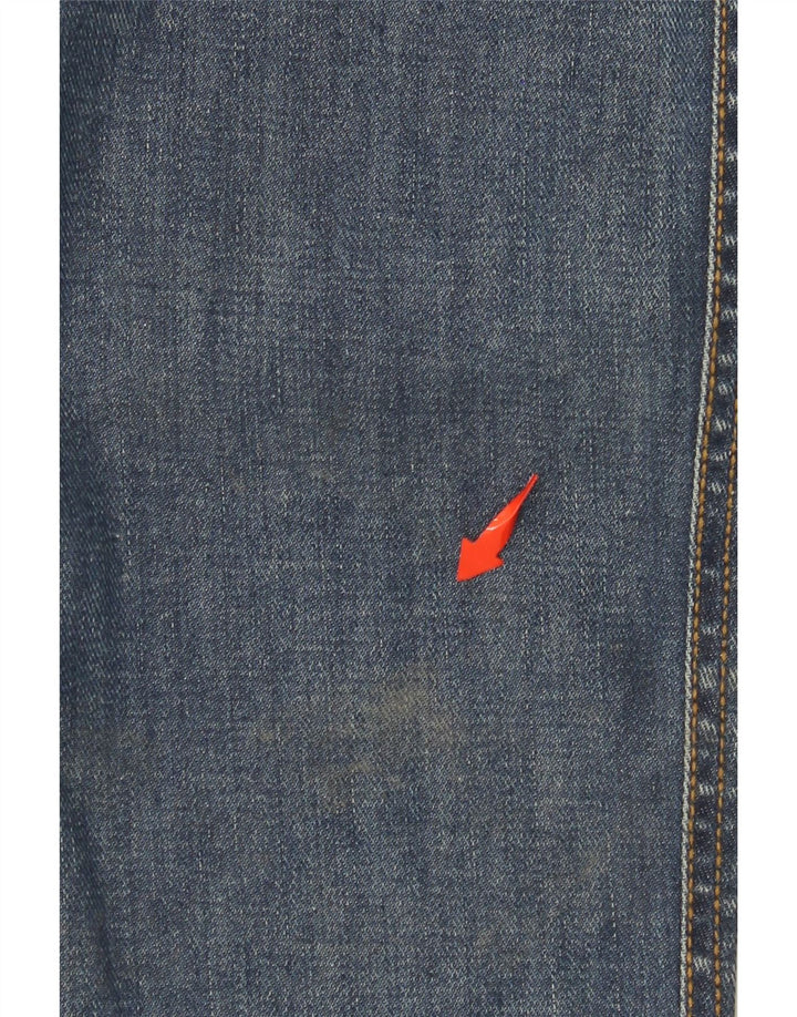 WRANGLER Męskie proste dżinsy W34 L34 Niebieskie, bawełniane