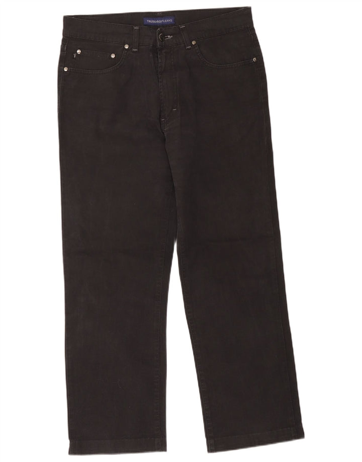 Męskie jeansy Trussardi W36 L26, czarne, bawełniane