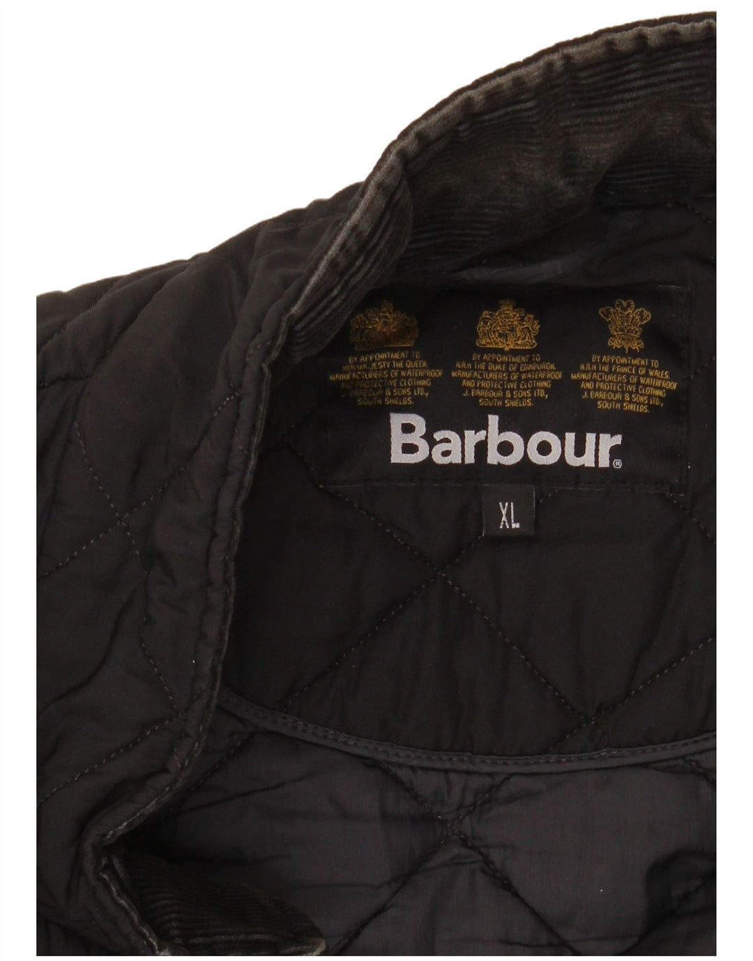 Męska pikowana kurtka Barbour UK 42 XL czarna