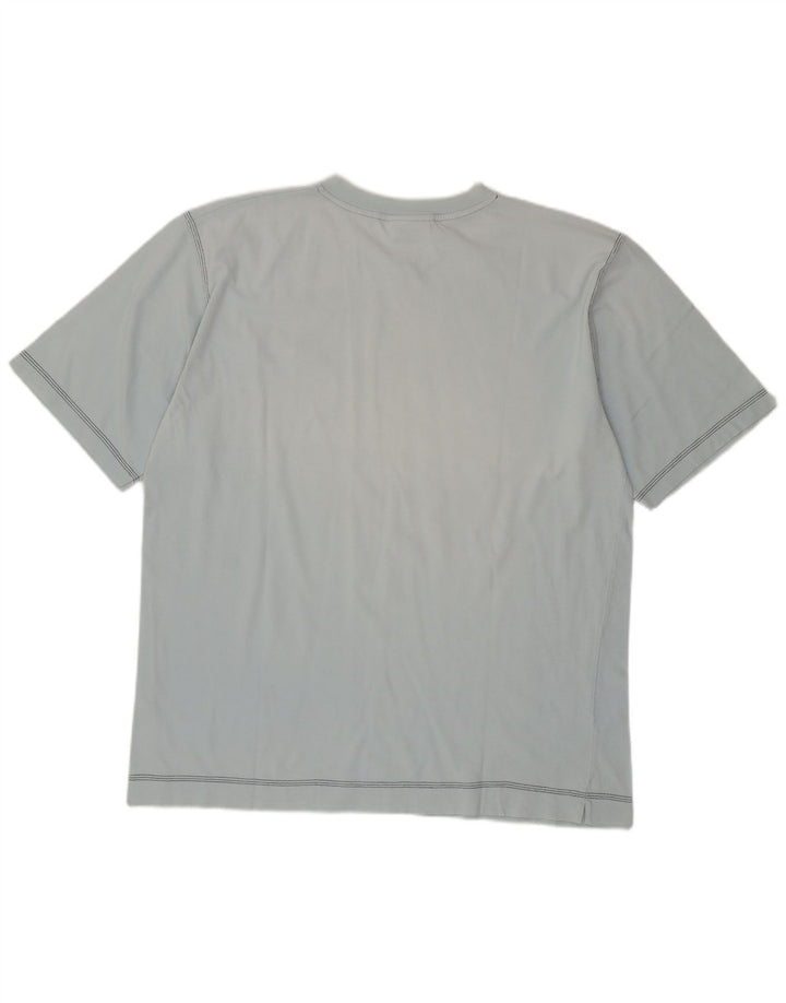 Męska koszulka Asics Top 2XL, niebieska bawełna