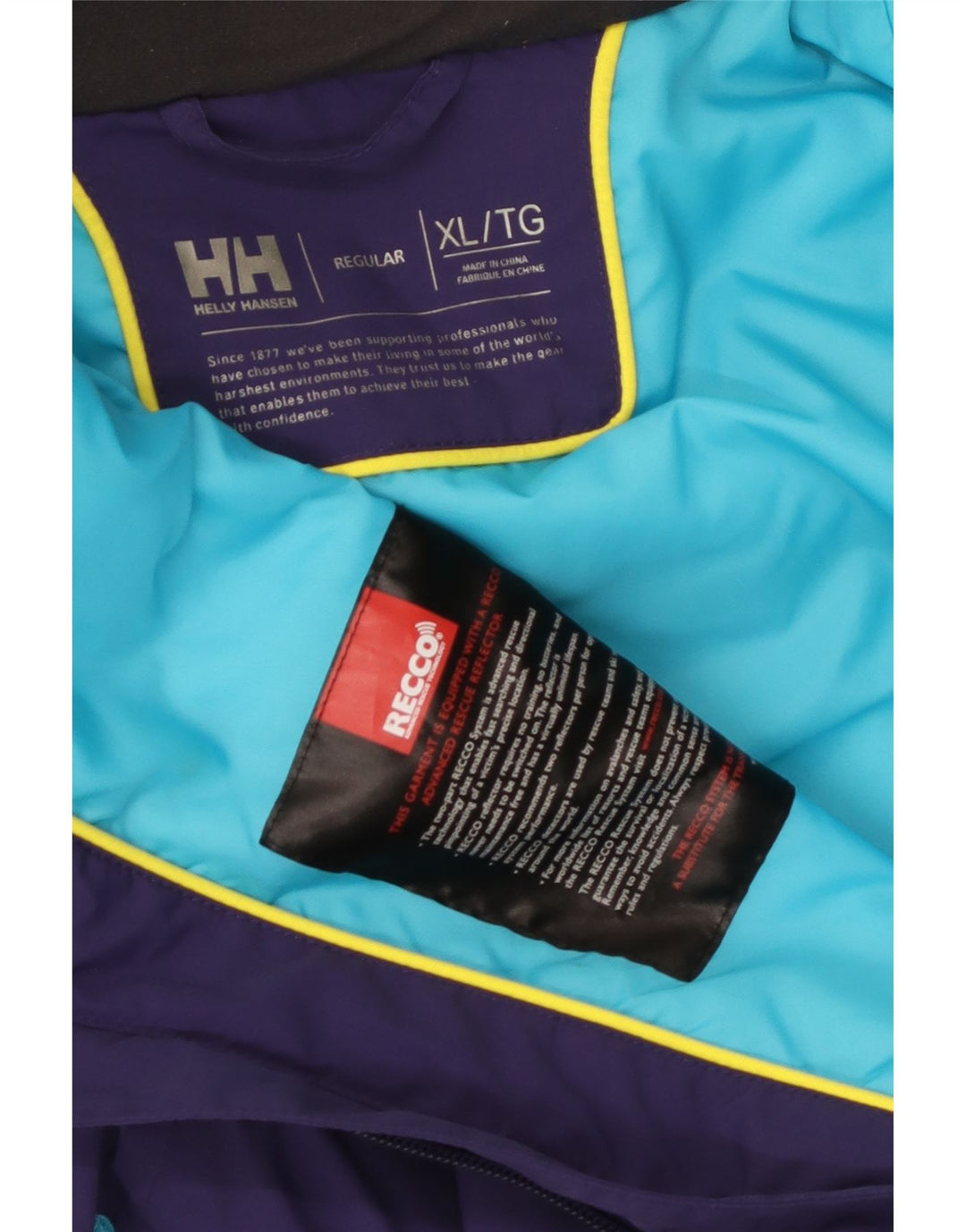 HELLY HANSEN Męska kurtka wiatrówka o regularnym kroju UK 42 XL fioletowa
