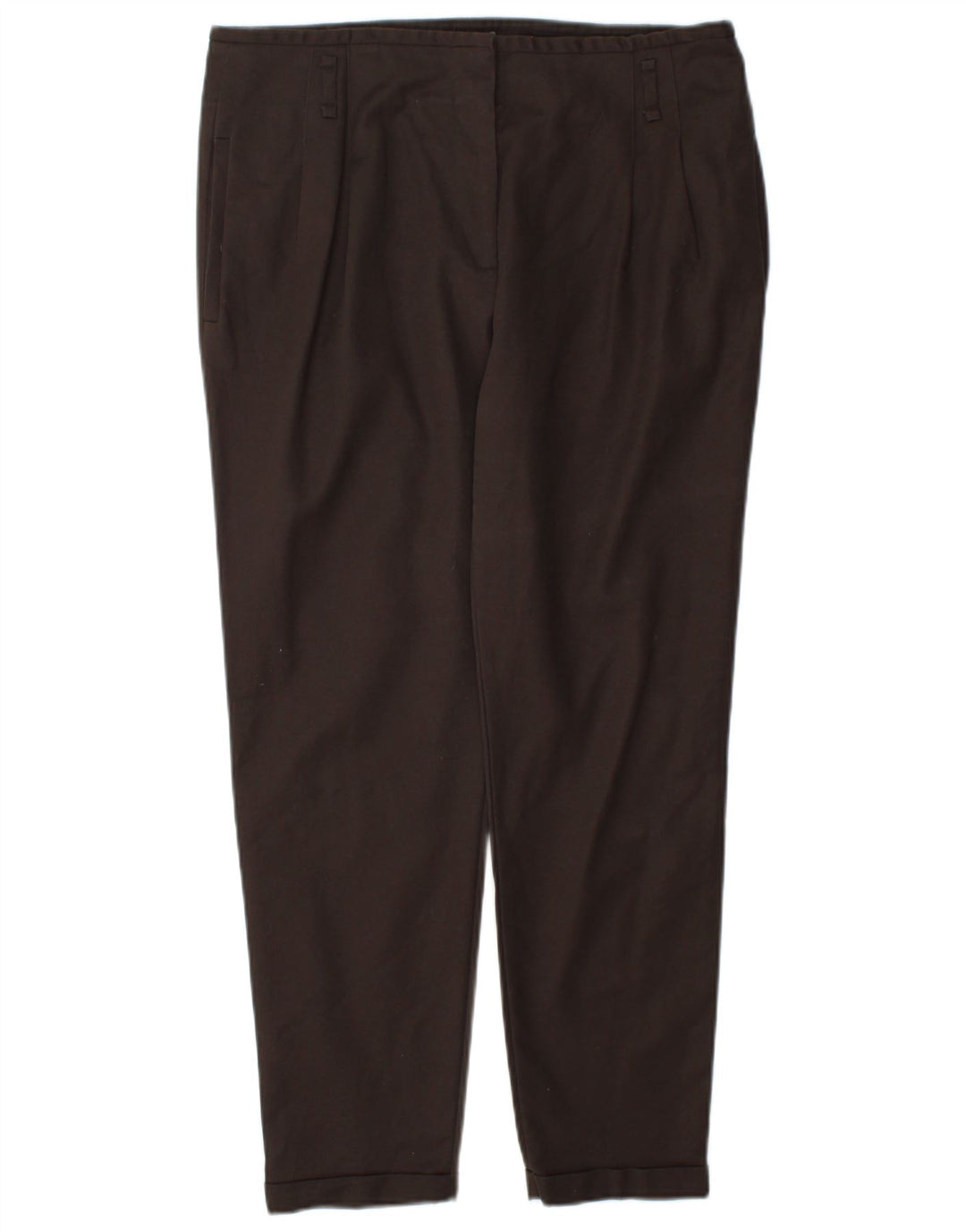Spodnie damskie Zara Pegged Chino, duże W34 L27, brązowe