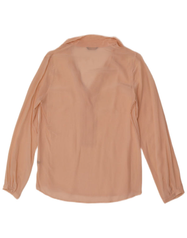 Damska koszula Massimo Dutti o luźnym kroju, prześwitująca, pulowerowa EU 36 XS, różowa