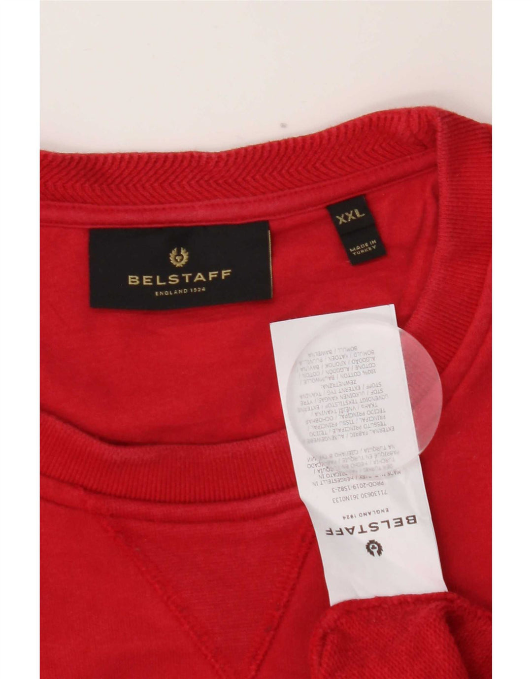 Bluza męska Belstaff 2XL czerwona bawełniana
