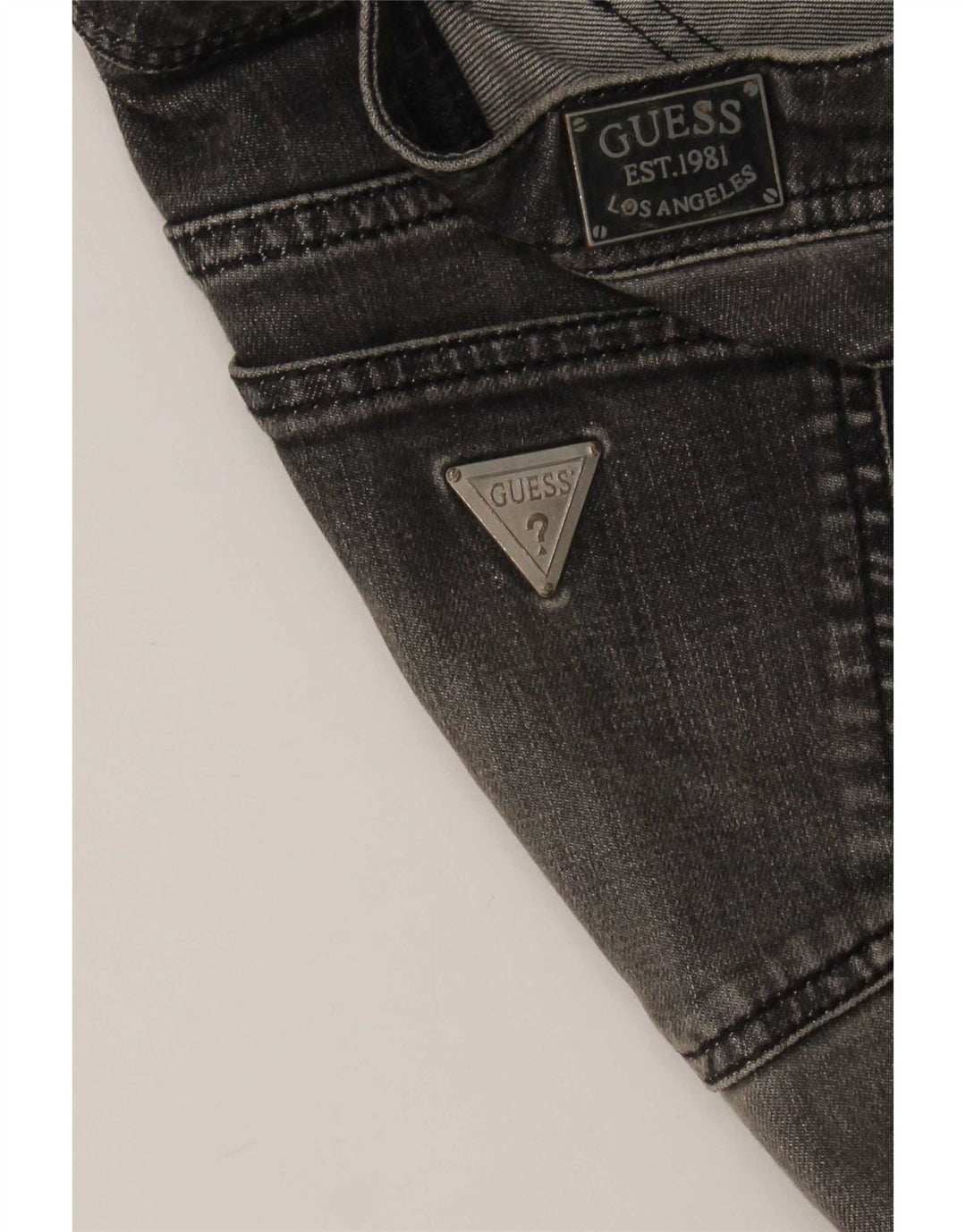 Damskie dżinsy Guess Foxy Skinny W38 L27 Szare