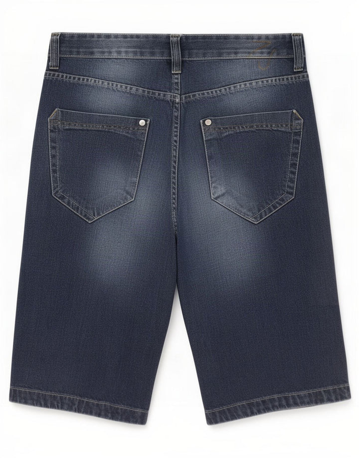 Męskie spodenki jeansowe Zara EU 42 Large W32 granatowe