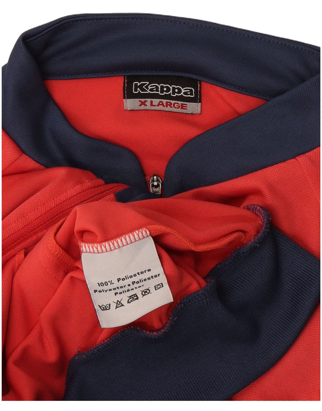 Chłopięca kurtka dresowa Kappa 13-14 lat XL, czerwony, kolorowy poliester