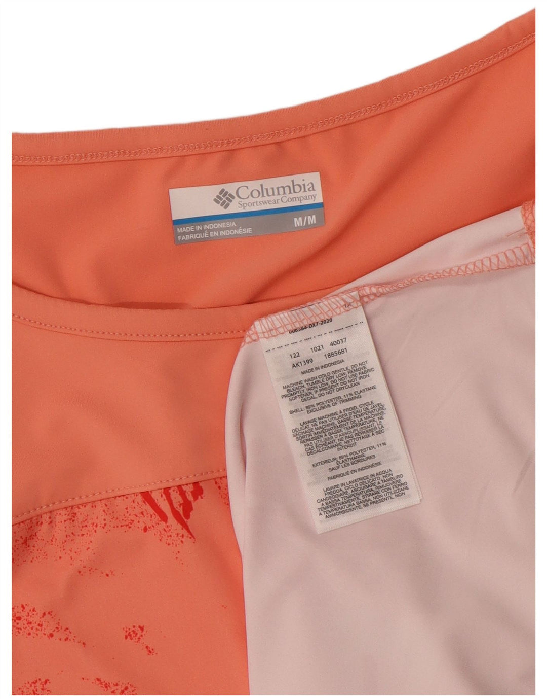 Damska kamizelka z grafiką COLUMBIA Top UK 12 Średni różowy kwiatowy poliester