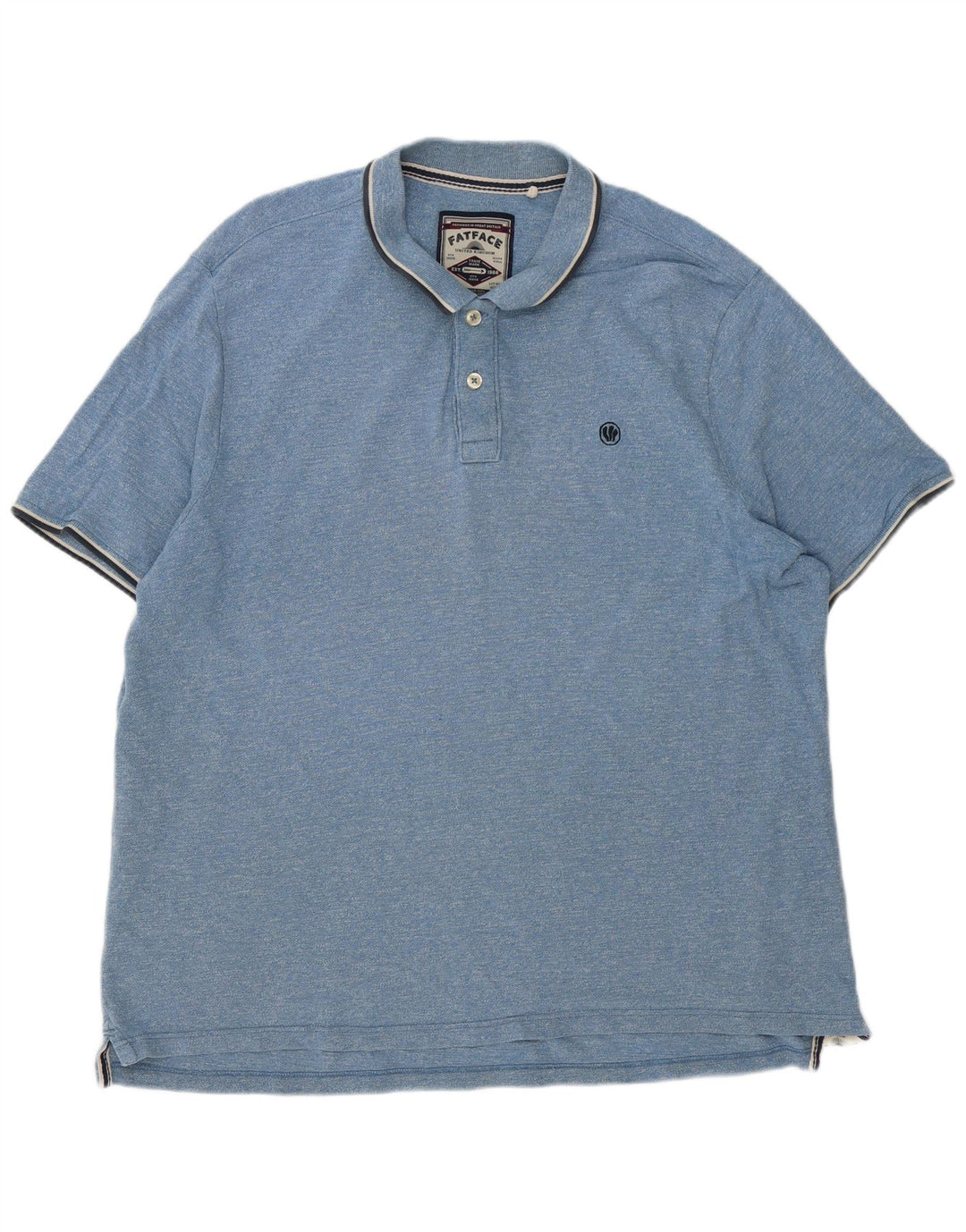 Męska koszulka polo Fat Face 3XL, bawełniana w niebieskie paski