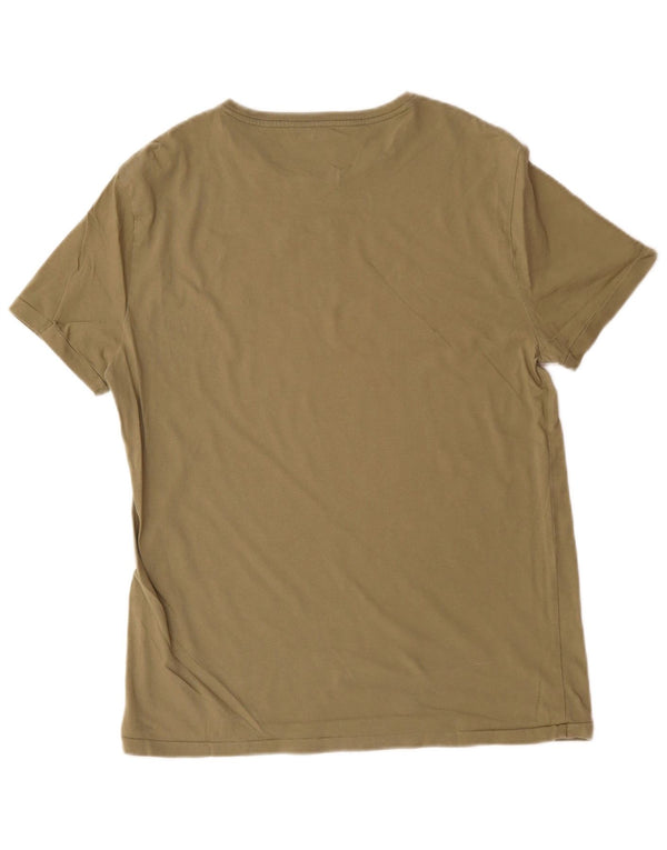Koszulka Polo Ralph Lauren Męska koszulka o dopasowanym kroju, duża, bawełniana w kolorze khaki