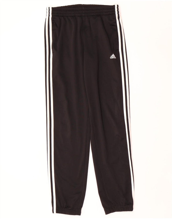 Chłopięce spodnie dresowe ADIDAS Joggery 12-13 lat Czarny poliester