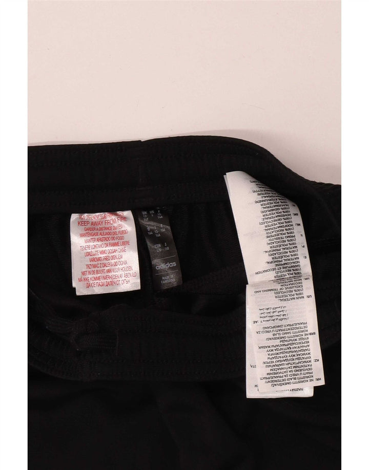 Chłopięce spodnie dresowe Adidas Slim Fit 13-14 lat, czarny poliester