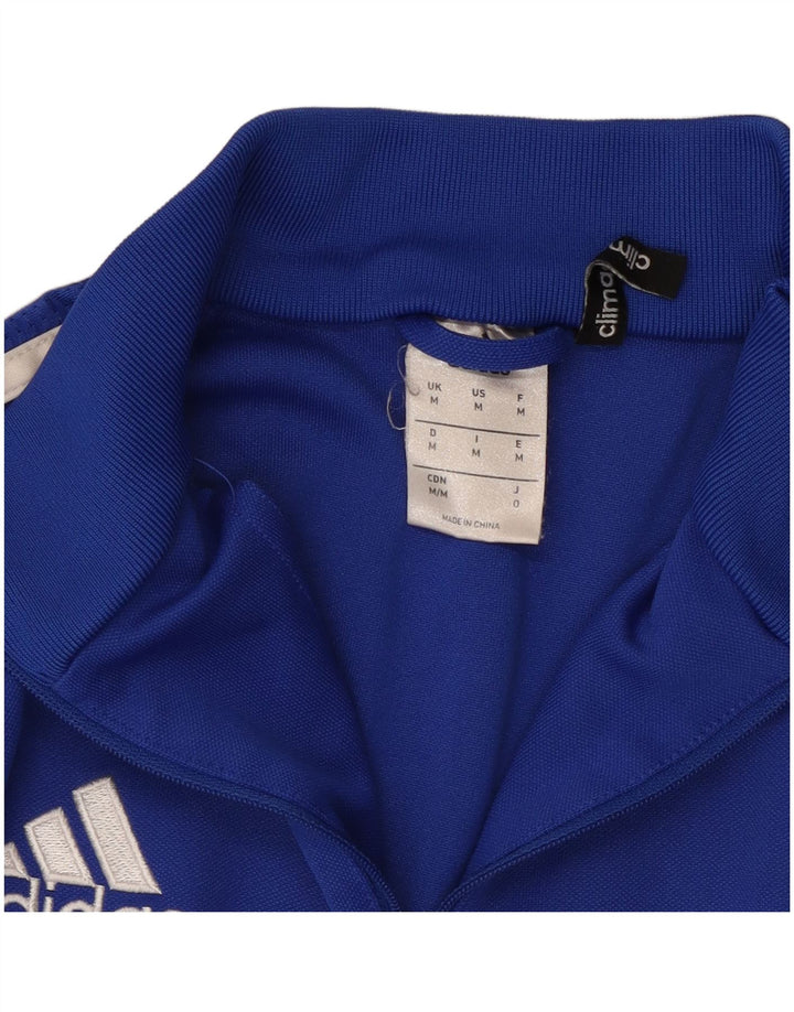 Męski dres ADIDAS Climalite z pulowerem, kolor średnioniebieski