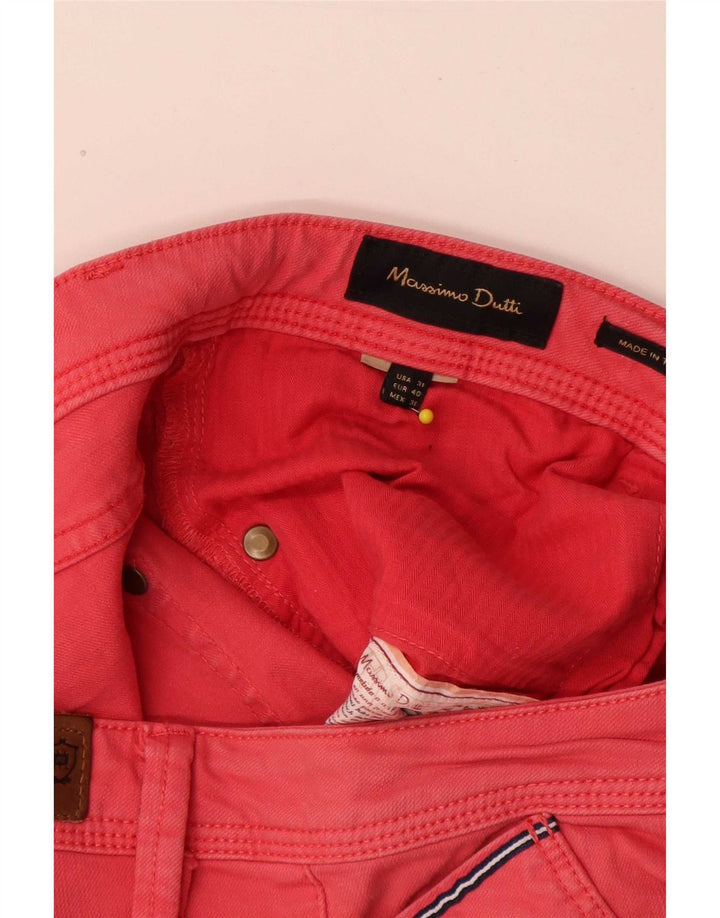 Jeansy męskie Massimo Dutti EU 40 Medium W31 L30 Różowe