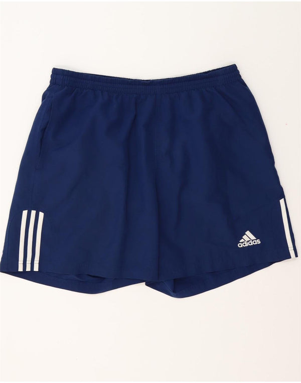 Męskie spodenki sportowe ADIDAS XL, granatowe, poliestrowe