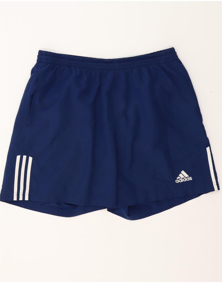 Męskie spodenki sportowe ADIDAS XL, granatowe, poliestrowe
