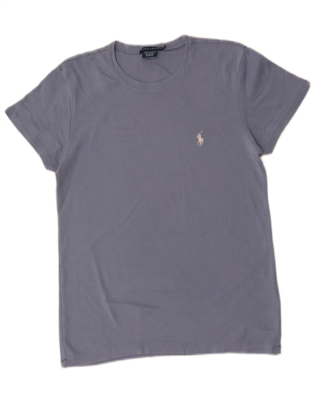 Koszulka damska RALPH LAUREN Top UK 18 XL, niebieska, bawełniana