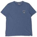 Męski T-shirt z grafiką Fat Face, duży, niebieski, bawełniany