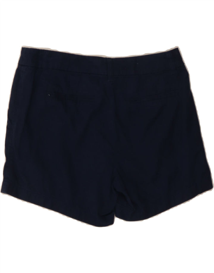 J. CREW Womens Chino Shorts UK 8 Medium W32 Navy Blue Cotton Vintage J. Crew and Second-Hand J. Crew from Messina Hembry 