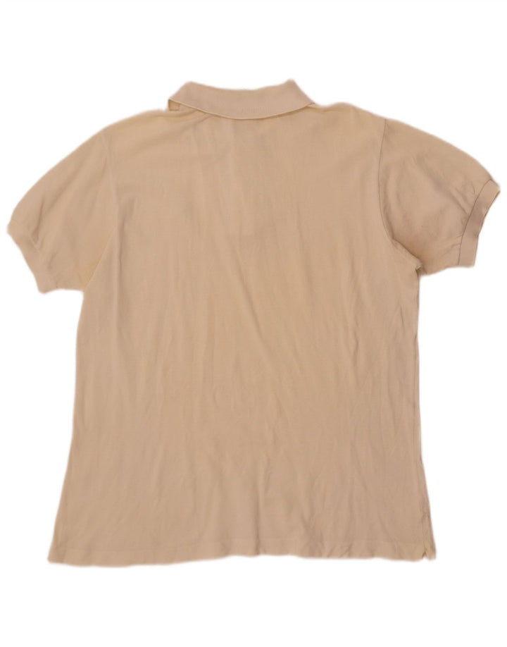 Męska koszulka polo Lacoste, rozmiar 6, XL, biała, bawełniana