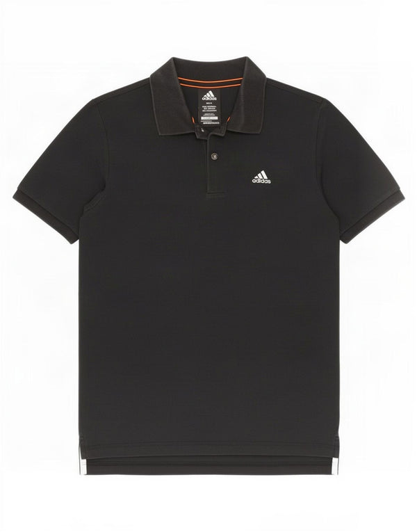 Męska koszulka polo Adidas Clima 365, mała, czarna, bawełniana