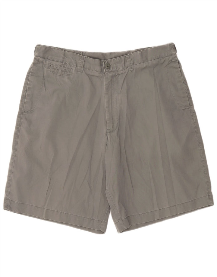 Męskie spodenki Chino Marks & Spencer Blue Harbor W36, duże, szare, bawełniane