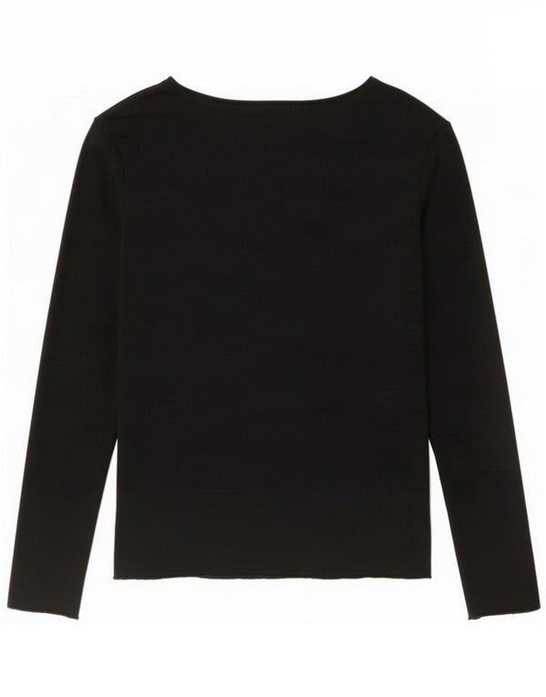 Top damski Zara z długim rękawem UK 10 Small Black