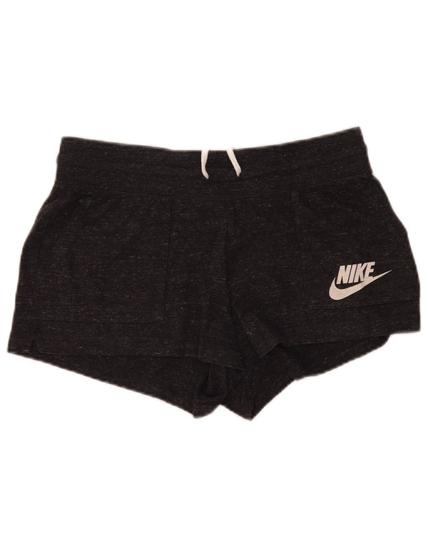 Damskie spodenki sportowe Nike UK 14 Średnioszare, bawełniane nakrapiane