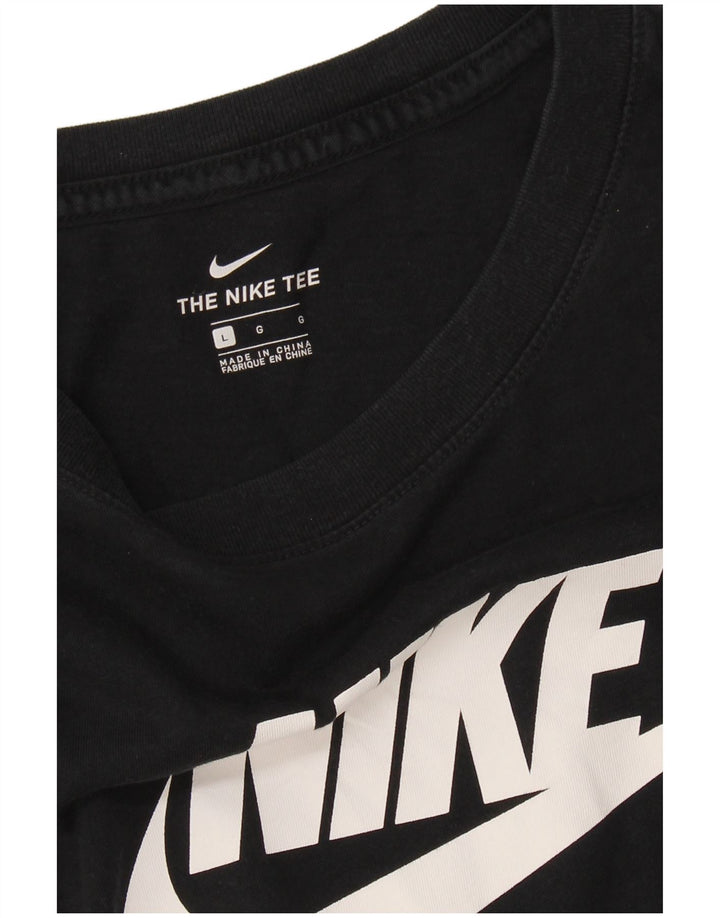 Damska koszulka z grafiką NIKE Top UK 16, duża czarna