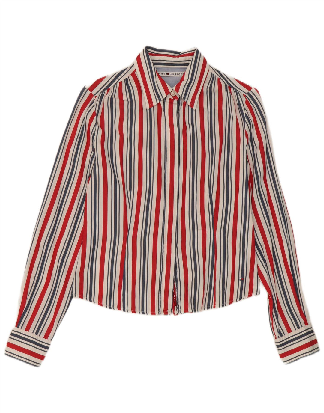 Koszula damska Tommy Hilfiger US 6, średnia, wielokolorowa, bawełniana w paski