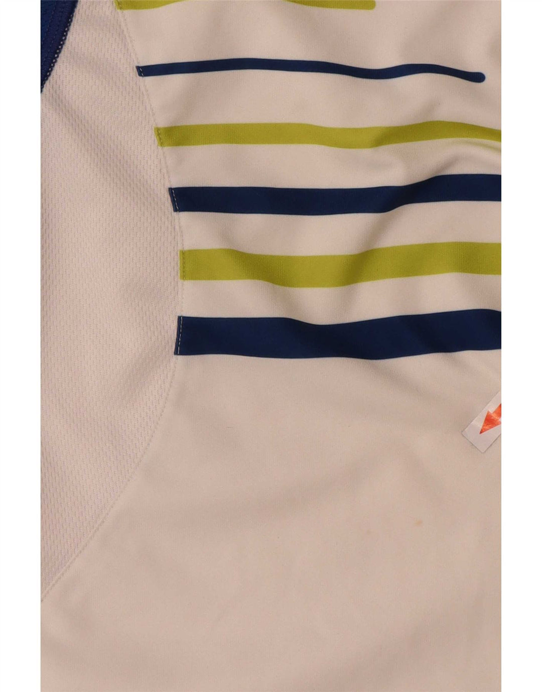 Męska koszulka polo Sergio Tacchini, duża, biała, poliestrowa z blokami kolorów